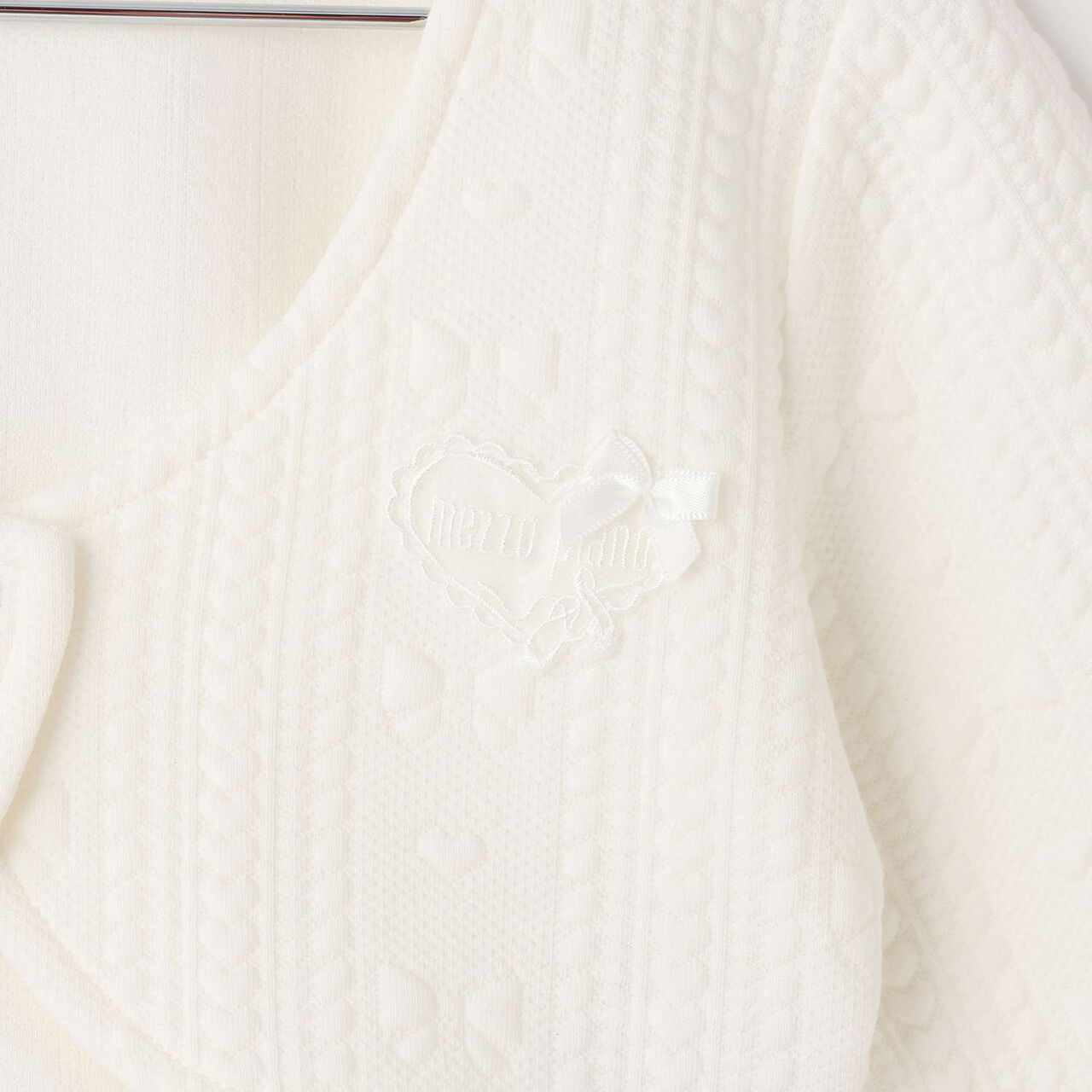 Ballet Quilted Jacquard Bolero,Ivory, large image number 3