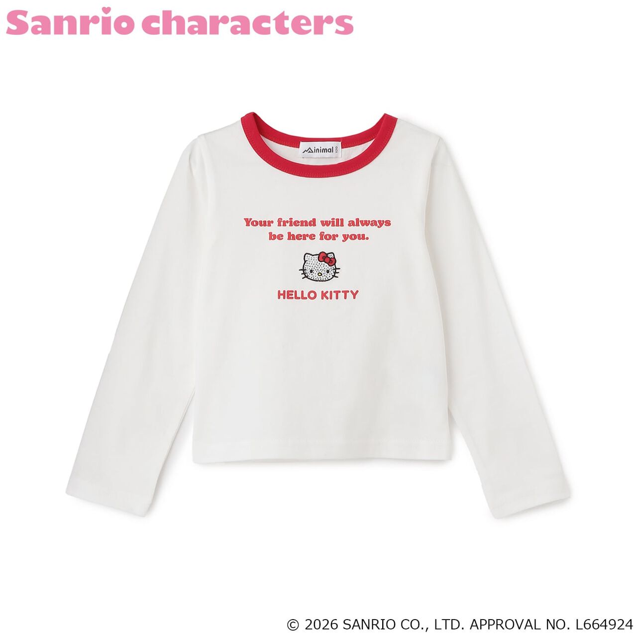 [Sanrio Characters] Ringer Long-Sleeve T-Shirt,Yellow, large image number 12