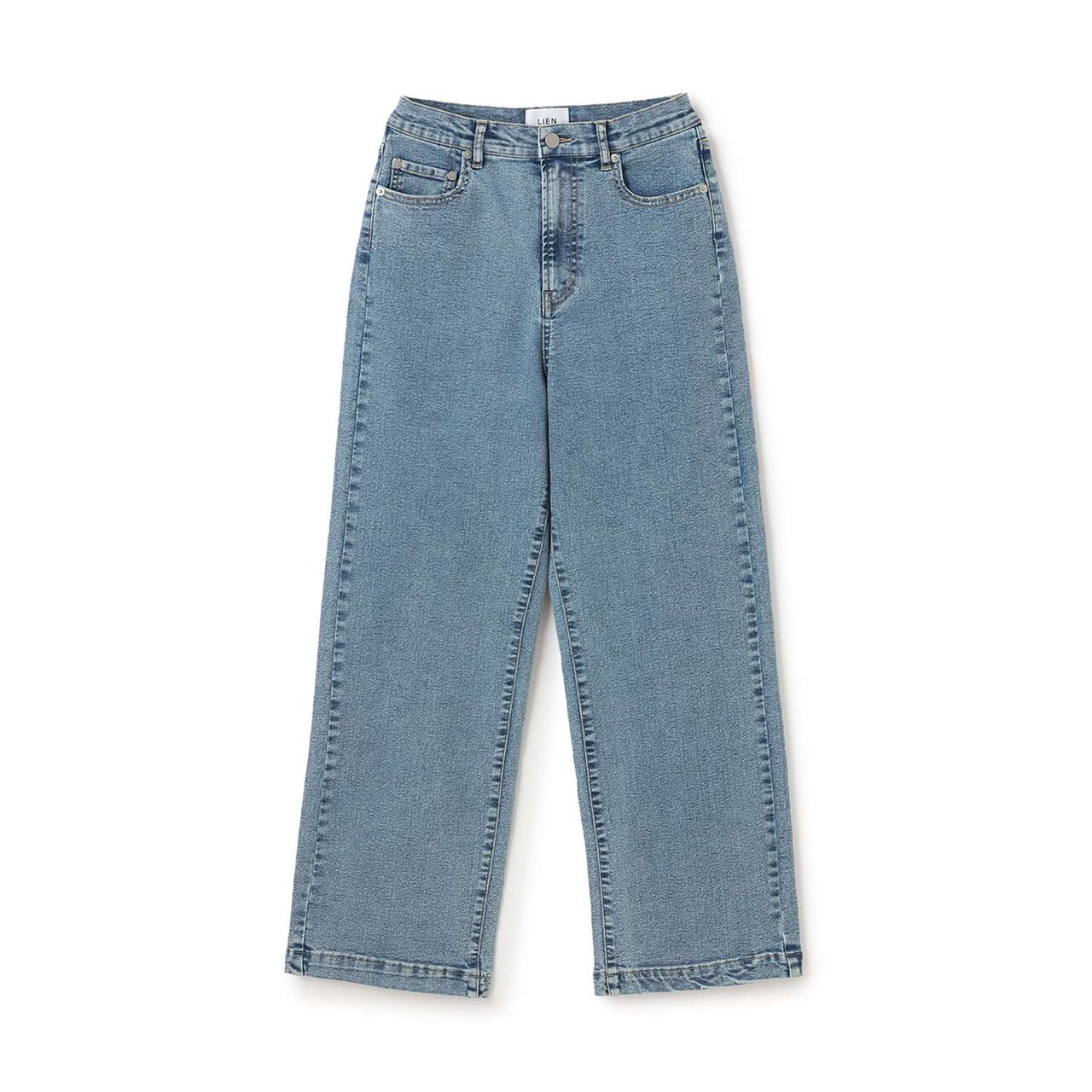 [Parent-Child Matching] Lace Denim Pants,Sax blue, large image number 0