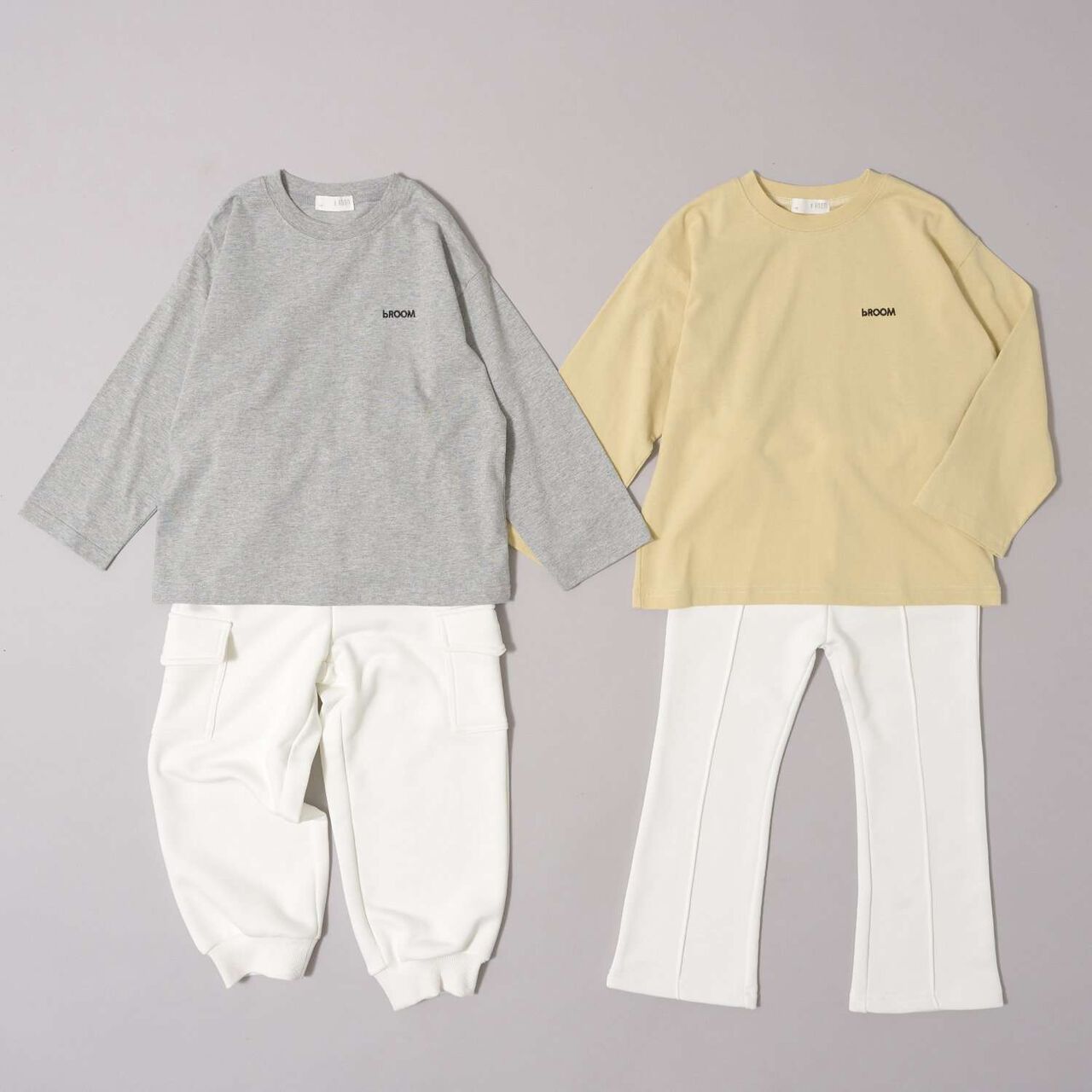 [Daily Standard Wear] Oversized Simple Design Long-Sleeve T-Shirt with Accent,Ivory, large image number 21