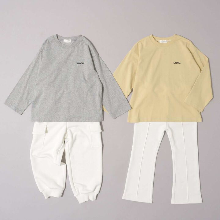 [Daily Standard Wear] Oversized Simple Design Long-Sleeve T-Shirt with Accent,Ivory, medium image number 21