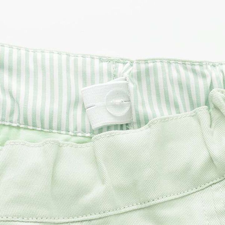 Wide Belt Box Pleats Skirt with Shorts,Mint, medium image number 5