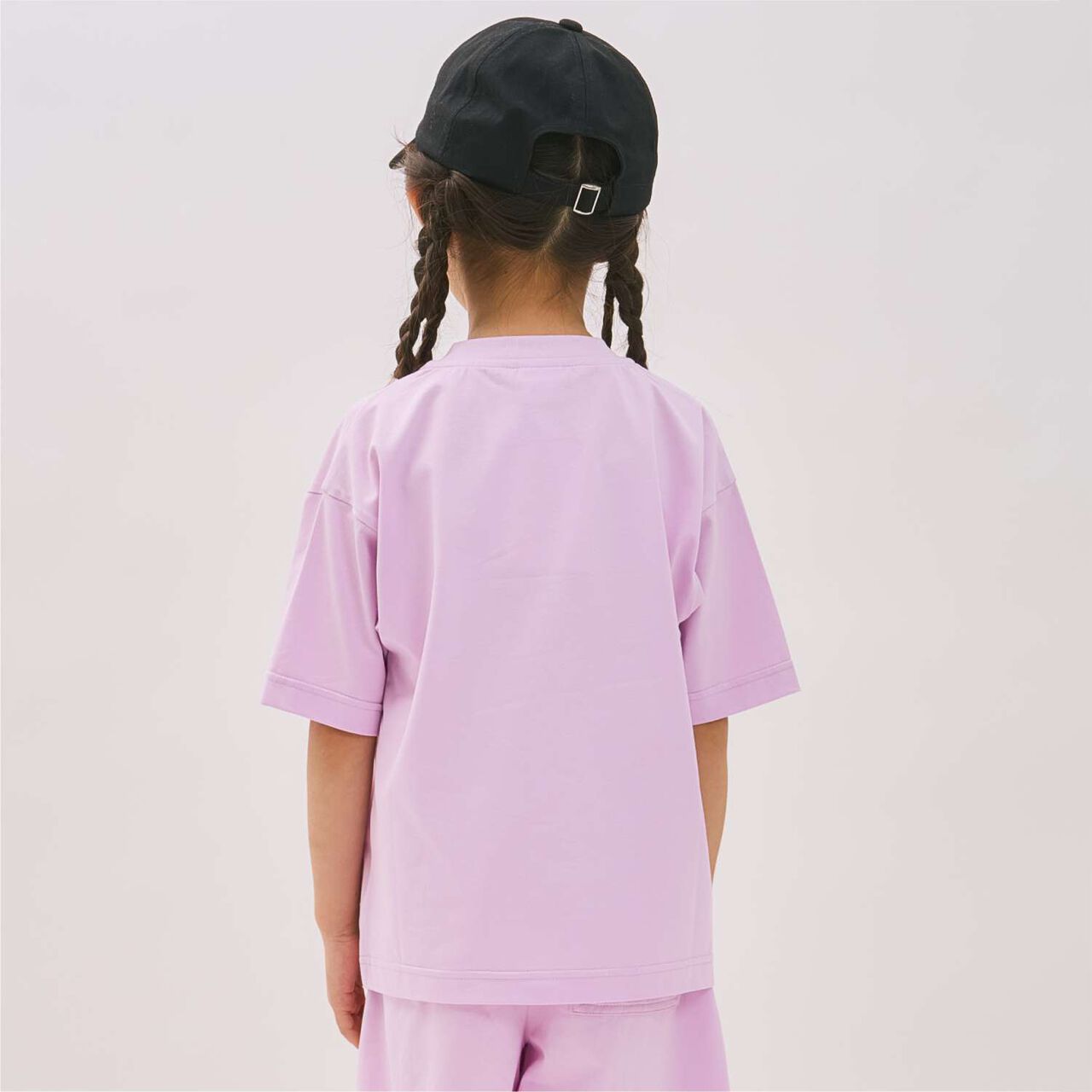 [DailyMe] Simple T-Shirt [Heat Shielding / Quick-Dry / Antibacterial],Sax blue, large image number 3