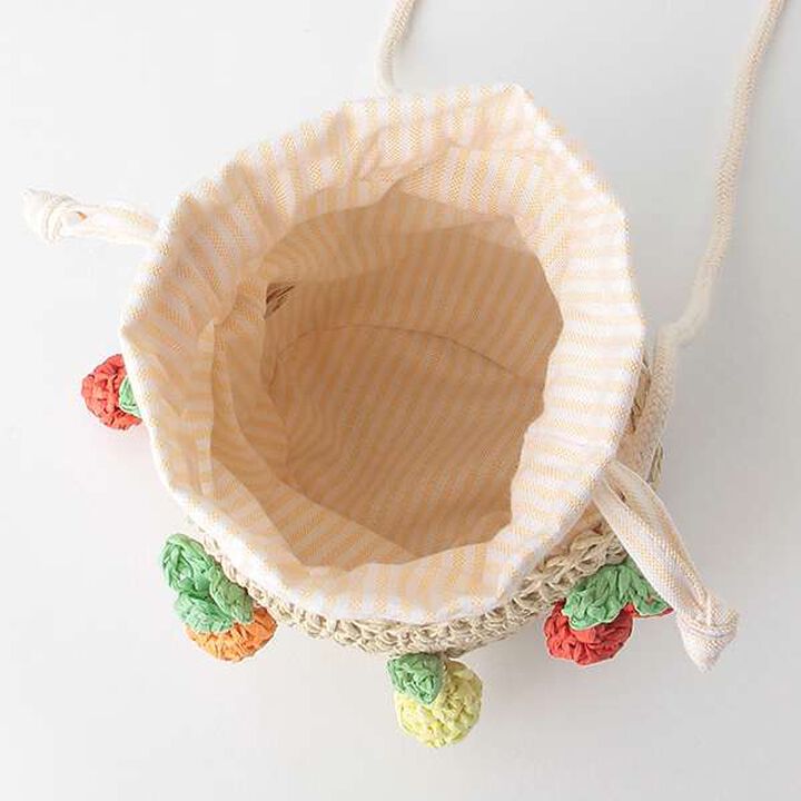 Woven Fruit Bag,Beige, medium image number 10