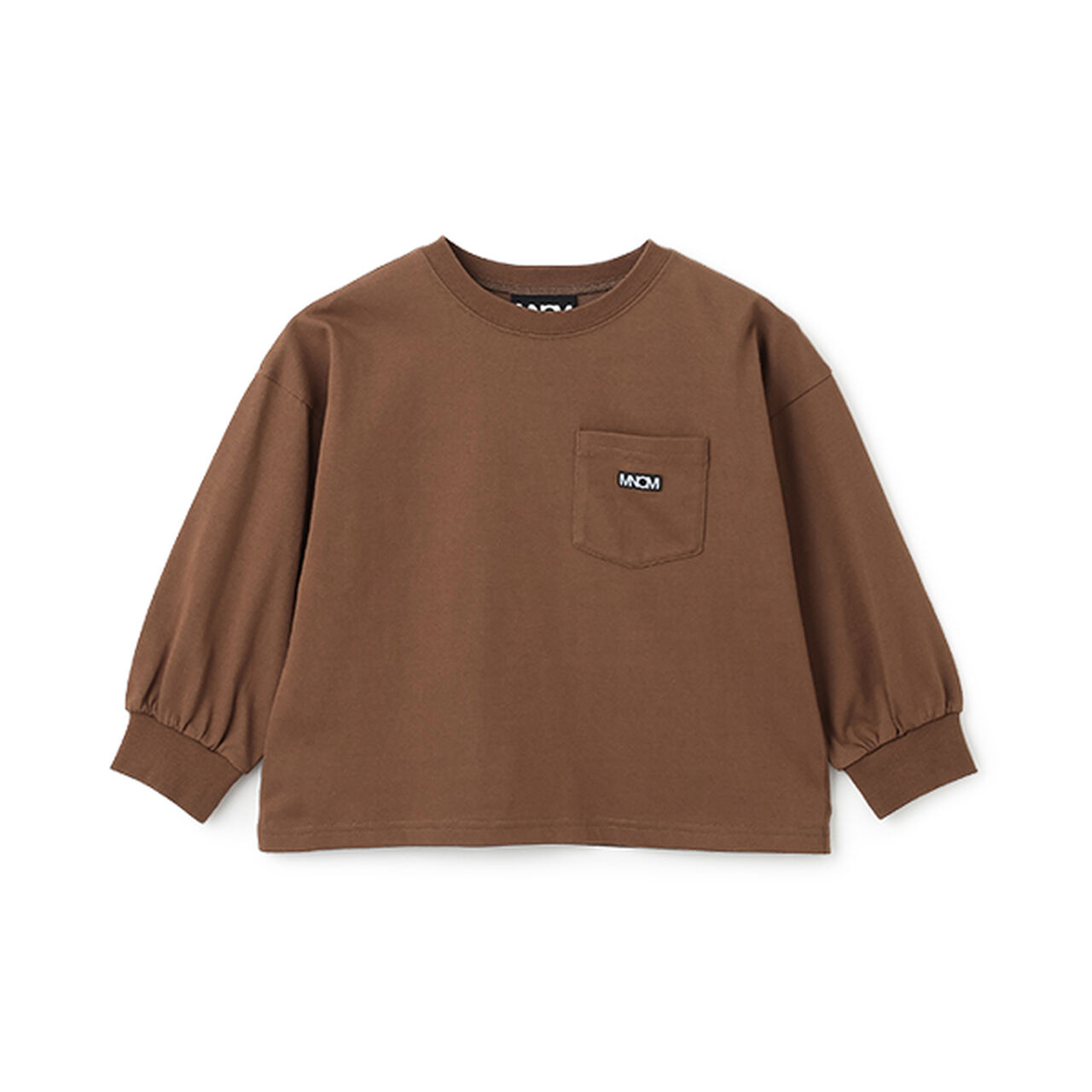 [MNCM] [Coordinatable Setup] Comfortable Jersey Fabric Pocket Big T-Shirt,Black, large image number 3