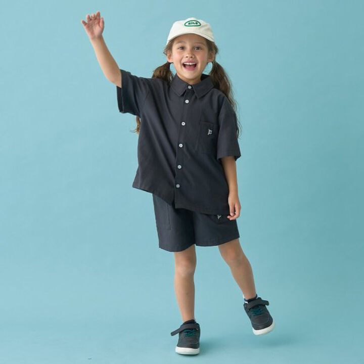 [Coordinatable Setup] Oversized Silhouette Assorted Short-Sleeve Shirt,Blue, medium image number 28