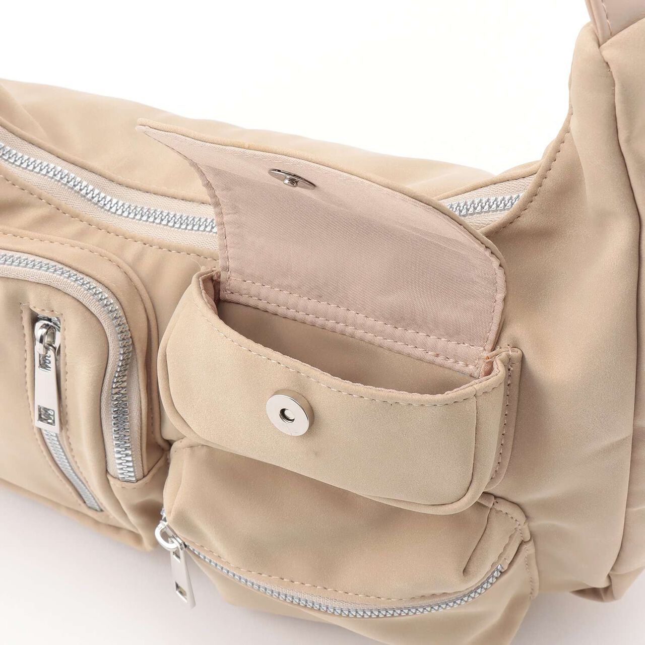 Pocket Moon Shoulder,Beige, large image number 5