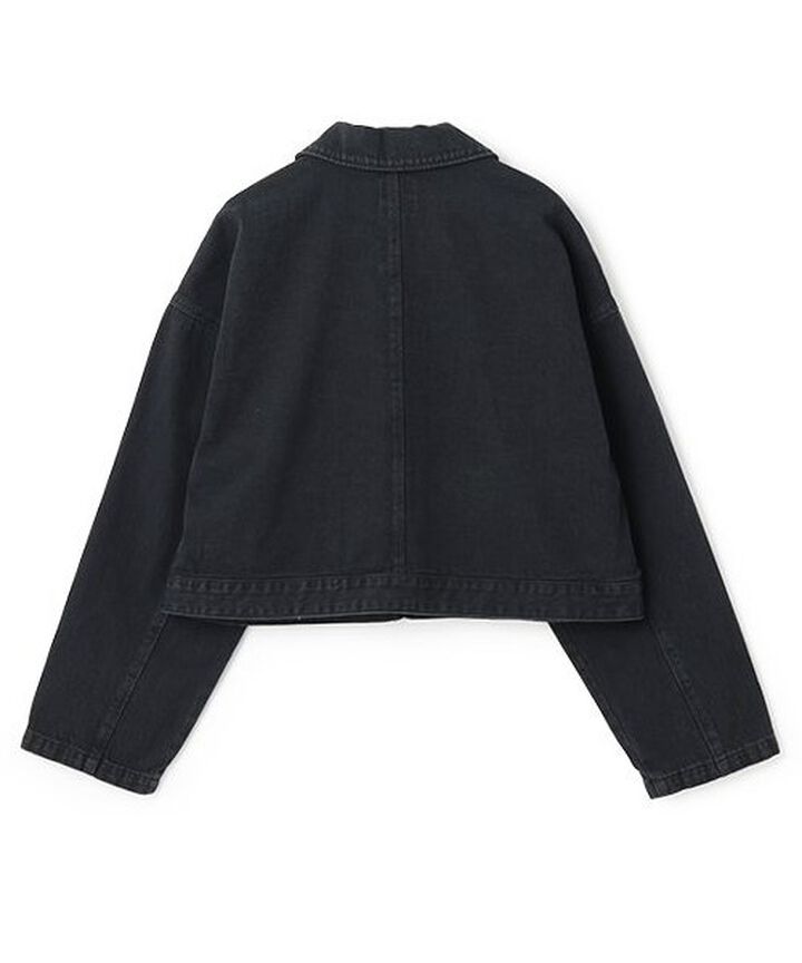 Denim ZIP Jacket,Off white, medium image number 1