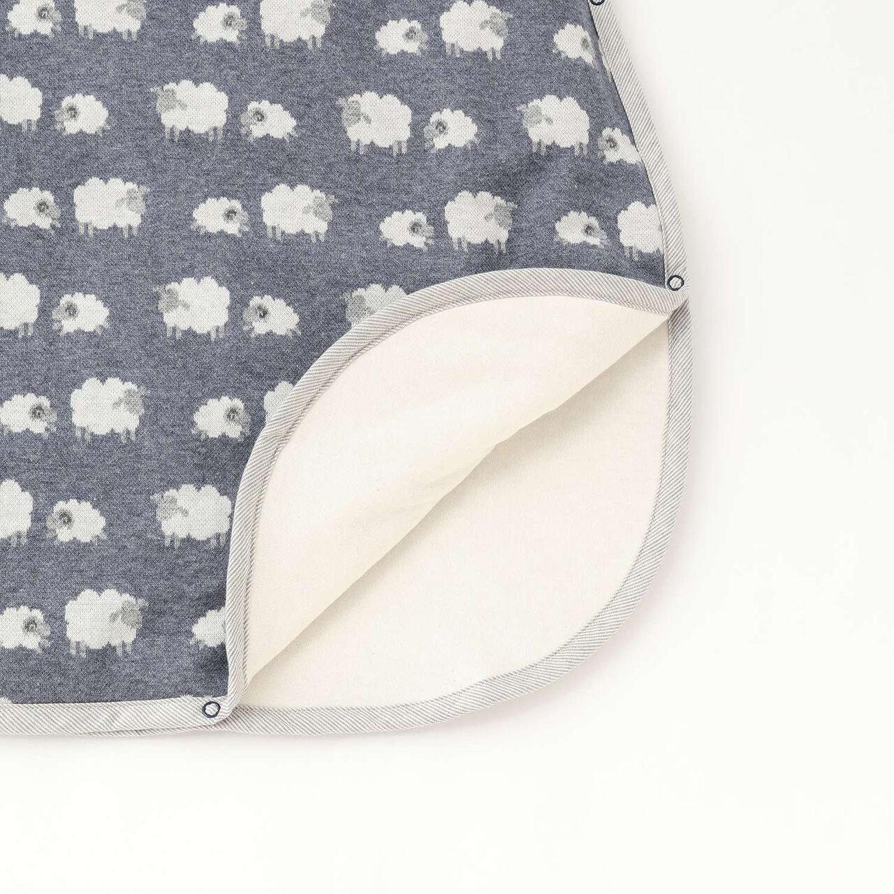 Organic Jacquard Sleeper,Navy, large image number 4