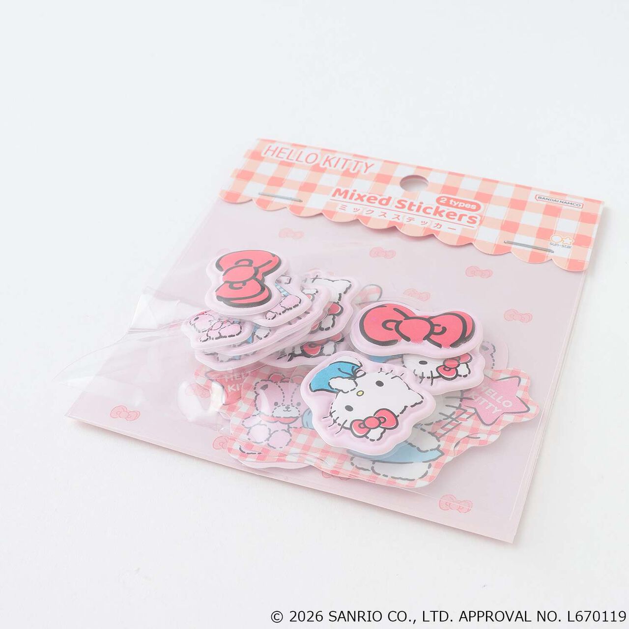 [Sanrio] Mixed Sticker Set,Black, large image number 4