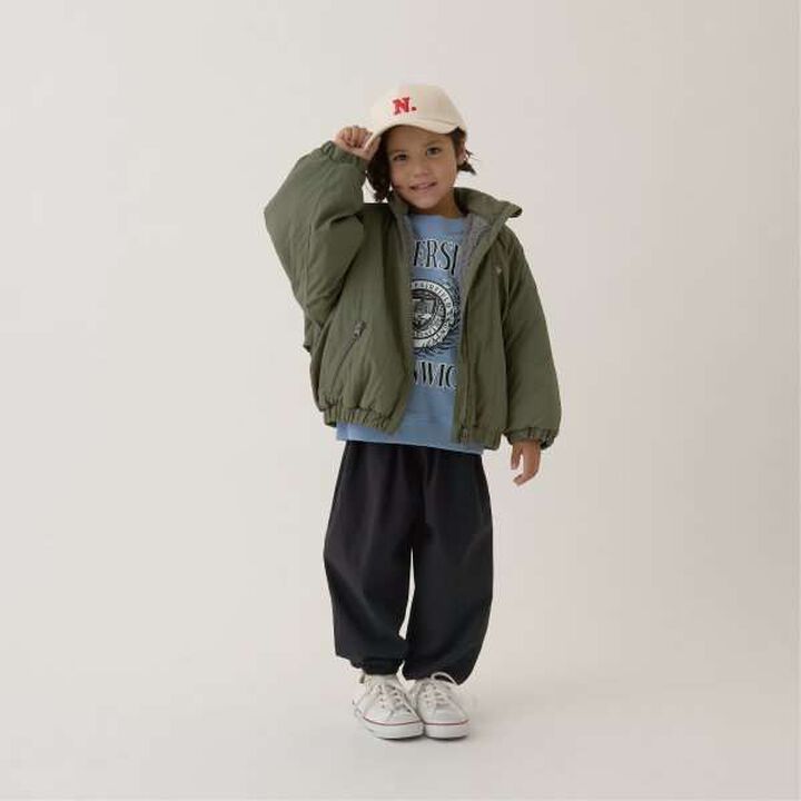 Reversible Oversized 2-Way Jacket,Navy, medium image number 14