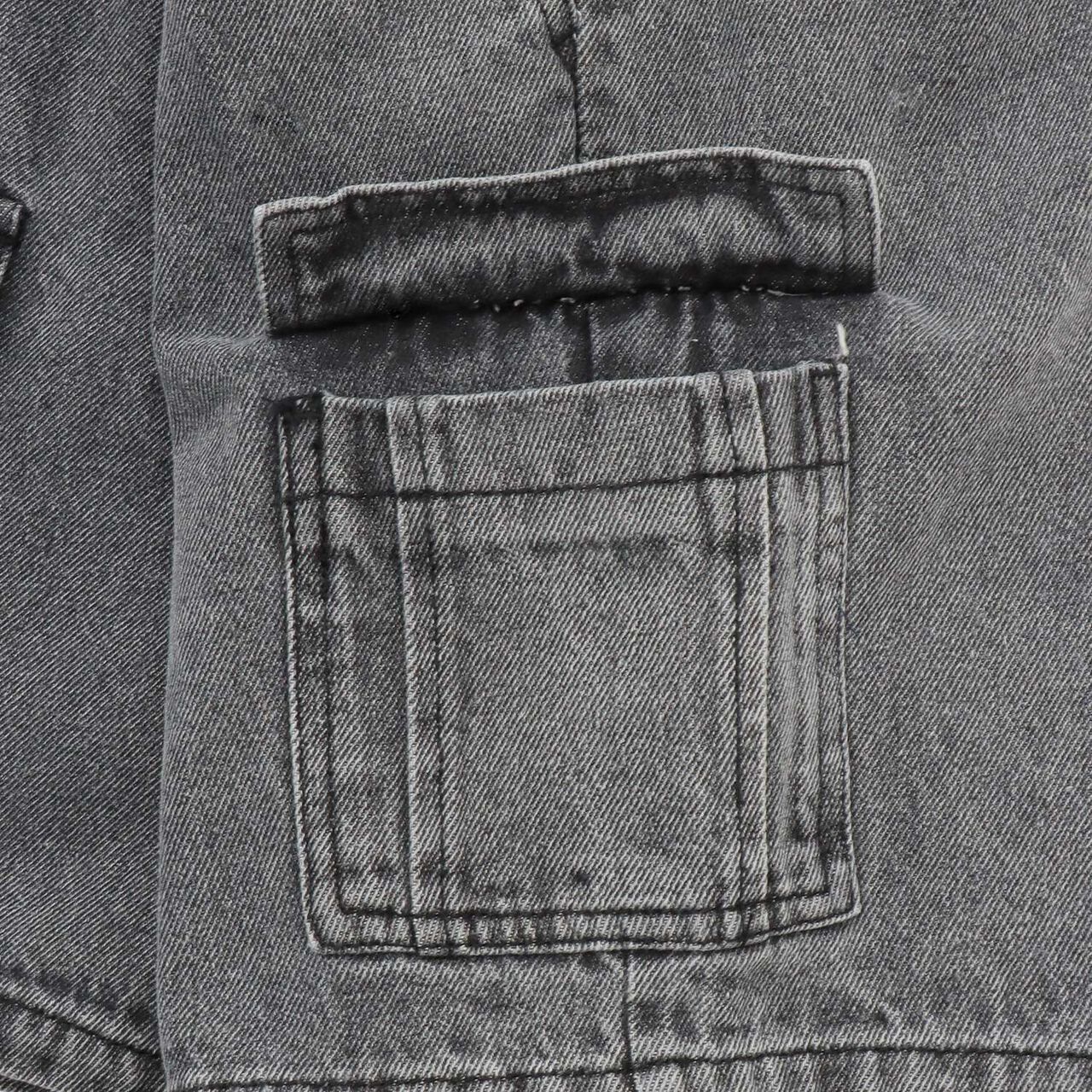 Denim Half Pants,Blue, large image number 14