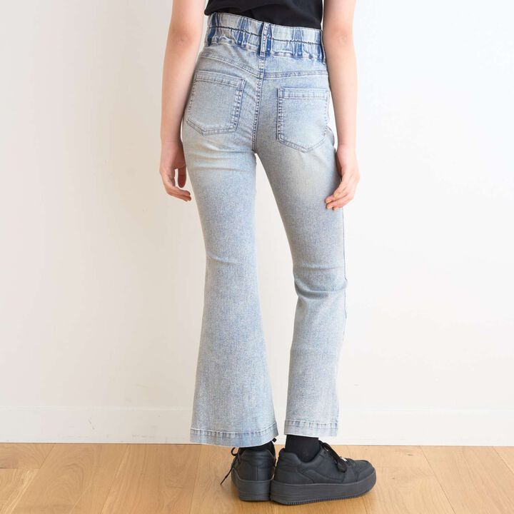 [Cool Touch] Style-Up Flare Denim Pants,Turquoise, medium image number 19