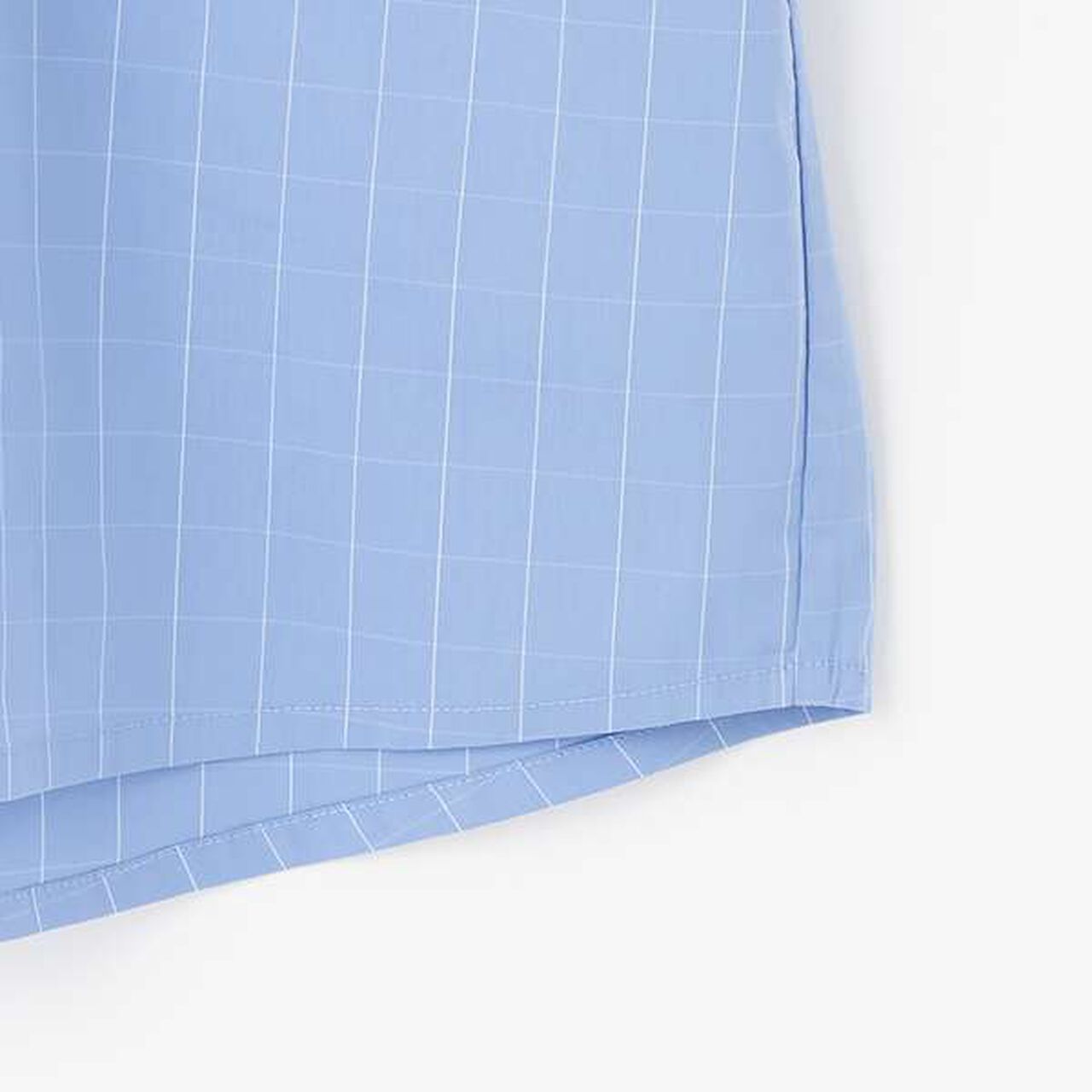 [FORGETNEVER] Check Short-Sleeve Shirt_GLSW,Black, large image number 7