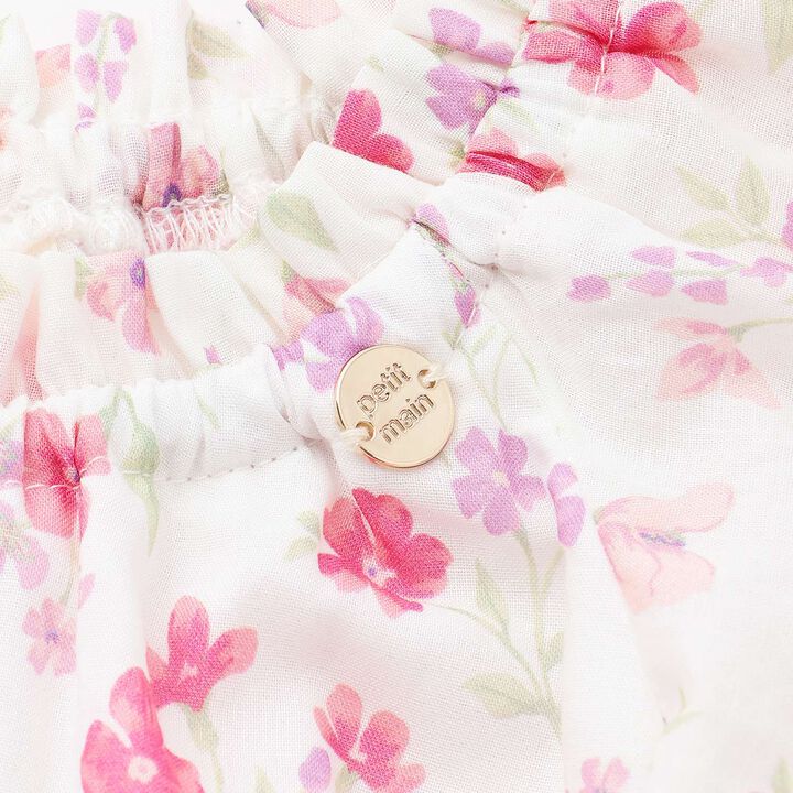 Link Floral Pattern A-Line One-Piece Dress,Blue, medium image number 5