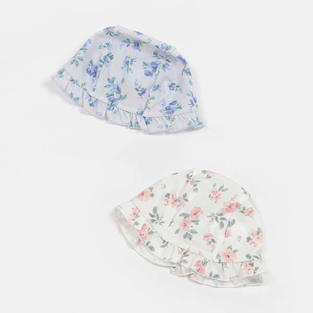 Floral Swim Cap,Off white, large image number 4