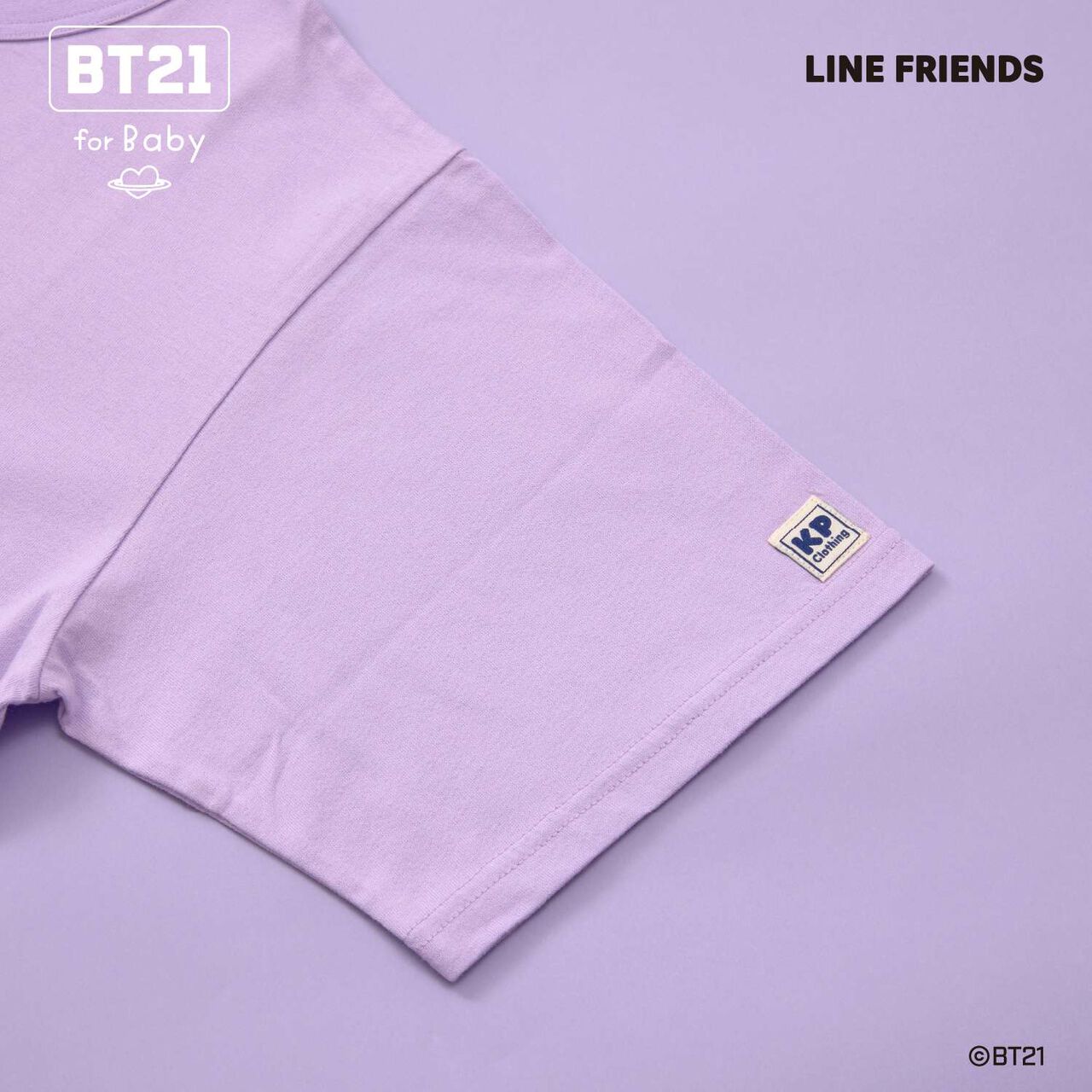 [BT21] Print & Embroidery Short Sleeve T-Shirt (Adult),White, large image number 10