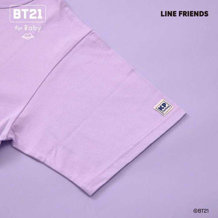 [BT21] Print & Embroidery Short Sleeve T-Shirt (Adult),White, medium image number 10