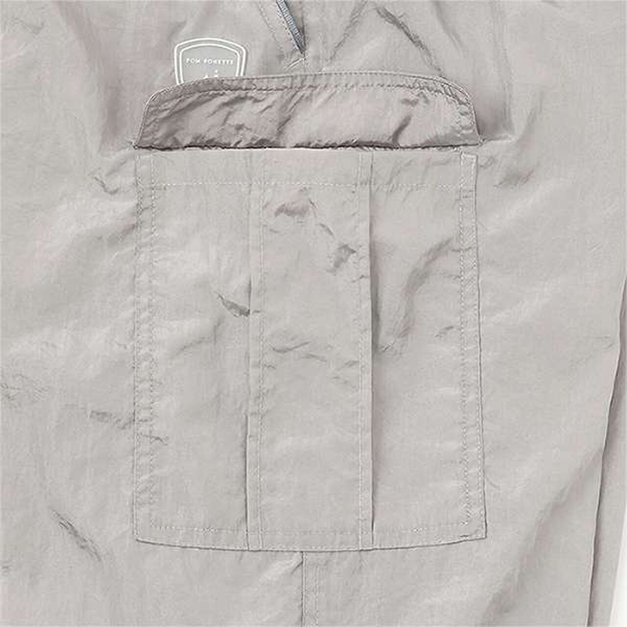 [AMI] Shiny Track Pants,Silver gray, large image number 15