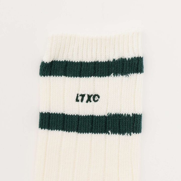 [LTXC] Stripe Logo Loose Socks,Lavender, medium image number 1
