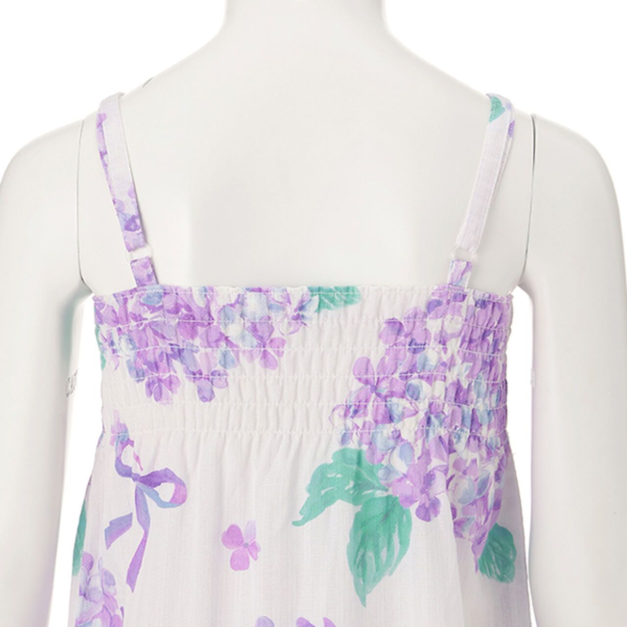 Watercolor Hydrangea Pattern Yukata,Light blue, large image number 16