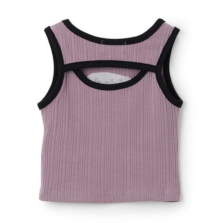Back-Opening Tank Top,Deep purple, medium image number 3