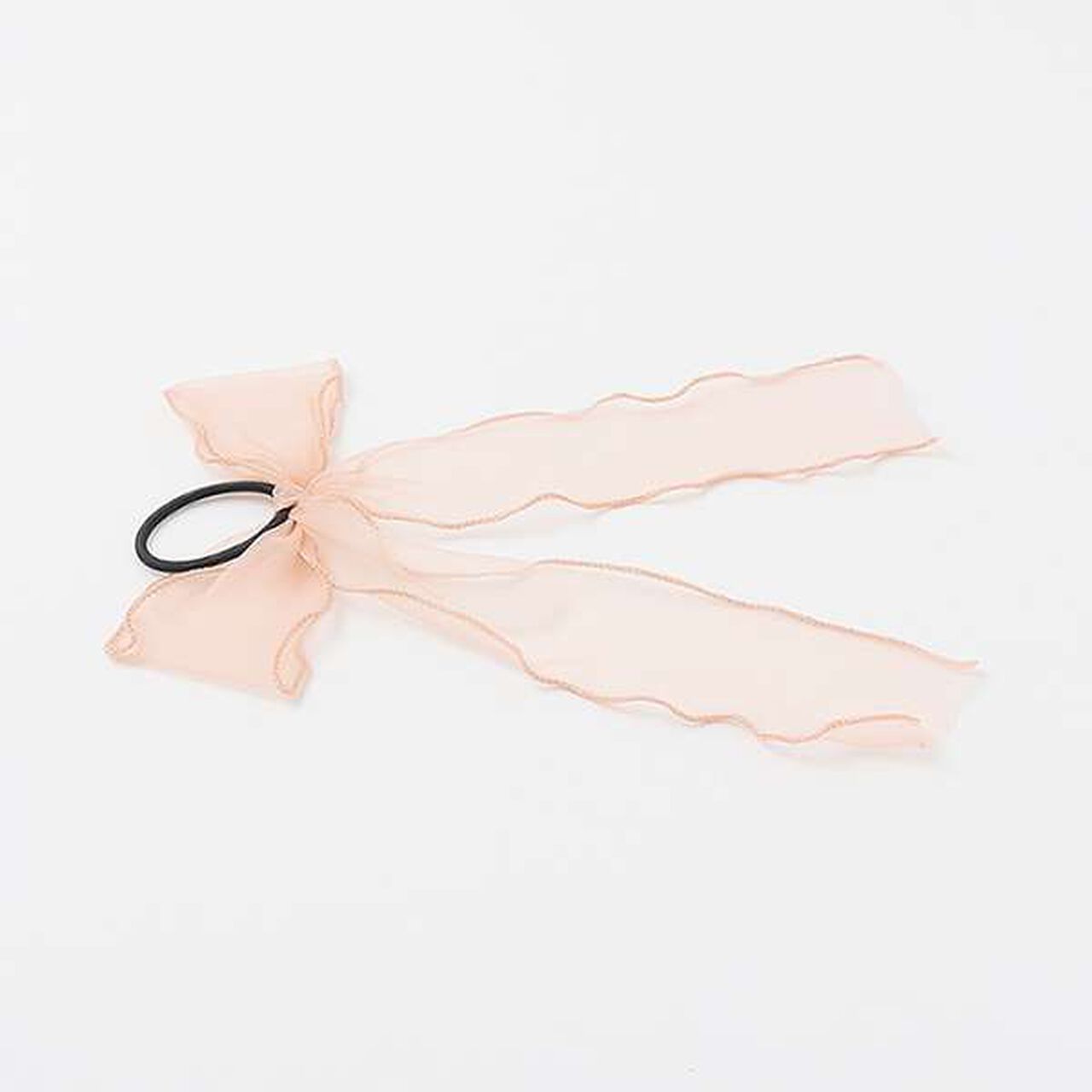 Chiffon Ribbon Hair Tie,Pink, large image number 1