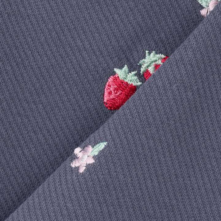 Rabbit Embroidery Cut Leggings,Blue, medium image number 9