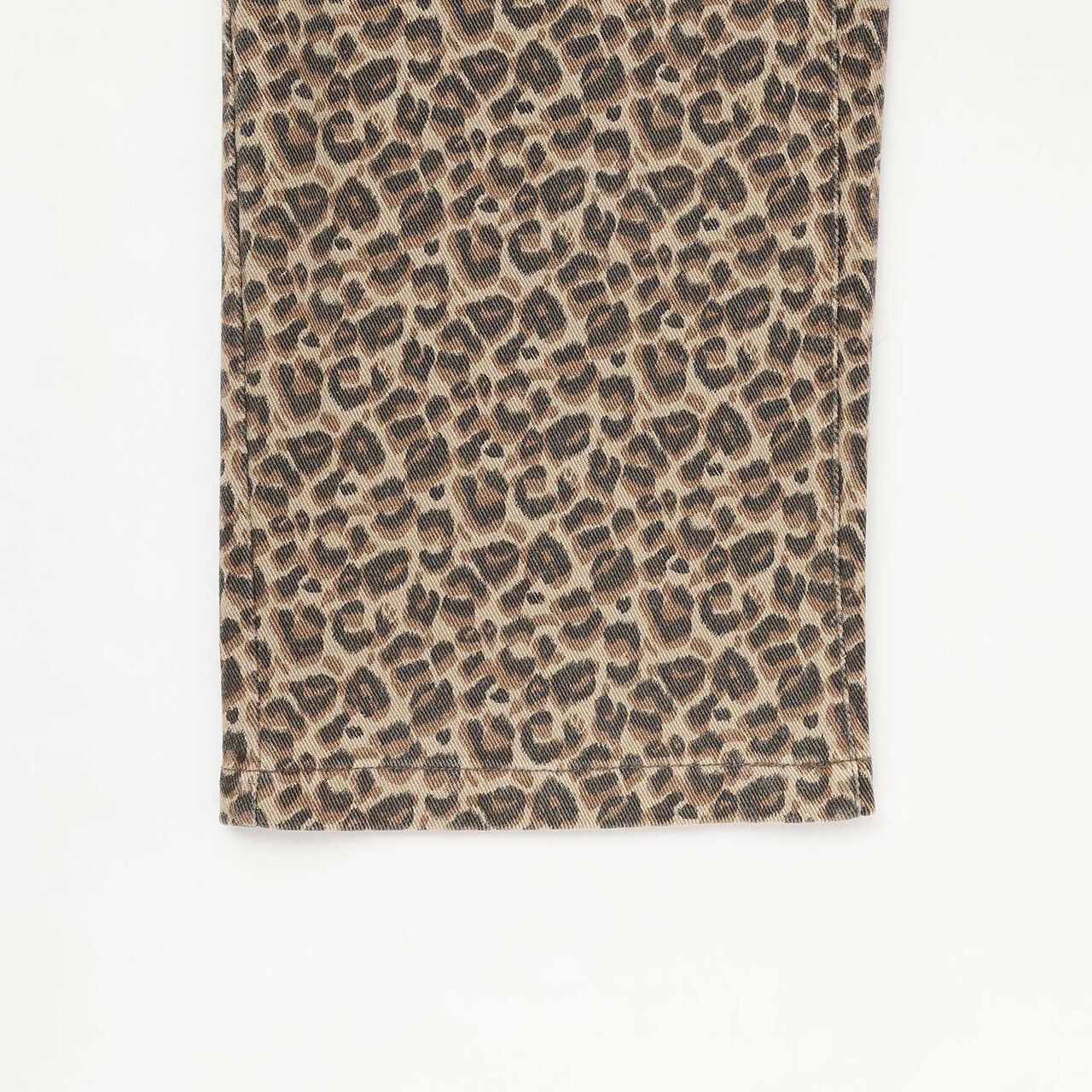 [LTXC] Leopard Print Long Wide Pants,Brown, large image number 7