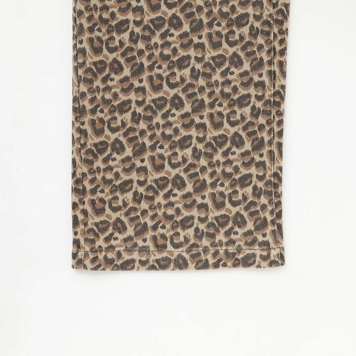 [LTXC] Leopard Print Long Wide Pants,Brown, medium image number 7