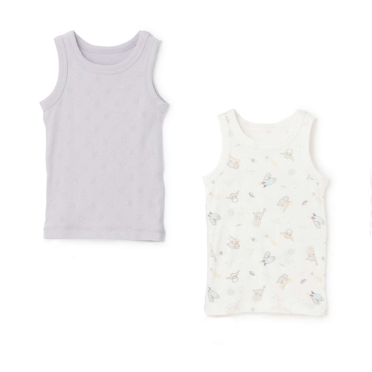 [Weak Acidity] Boys' Tank Undergarments 2P,Light blue, large image number 0