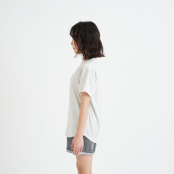 Daily Price Gradient Bear Short-Sleeve Tunic T-Shirt,Charcoal gray, medium image number 19