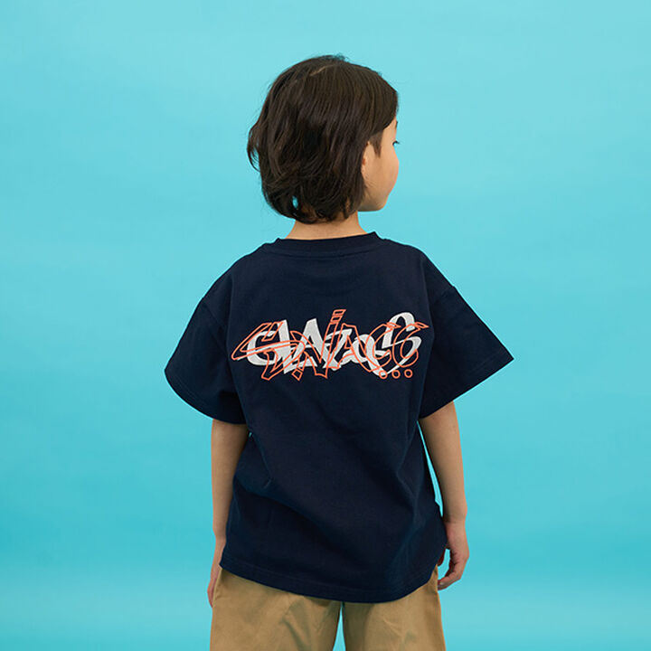 [SKIT0LY] Heavyweight Jersey Graffiti Printed T-Shirt,Navy, medium image number 0