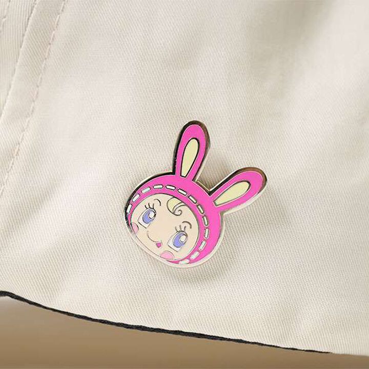 Berie-chan Cap (with Pin Badge),Black, medium image number 16