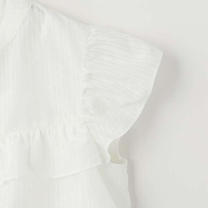 Frill Blouse,White, medium image number 7