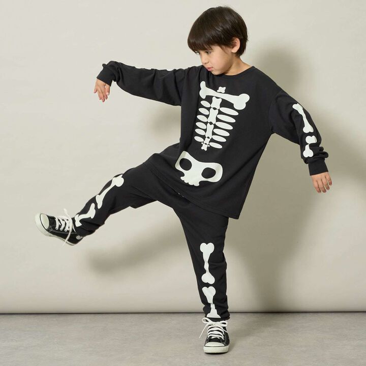 [Halloween] Phosphorescent Muteki Jersey Bone & Mummy Assortment Outfit Set,, medium