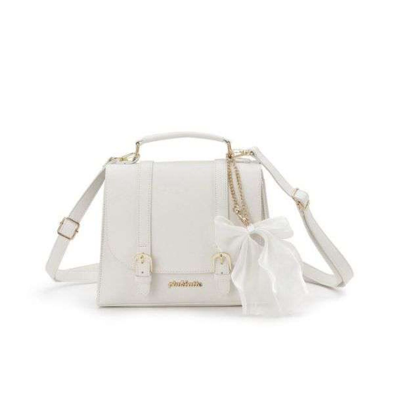 Girly Satchel,White, large image number 7