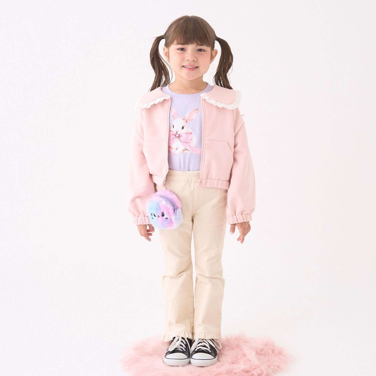 [Lycee Mine Ballet Series] Coordinatable Setup Sailor Collar Full-Zip Sweatshirt,Light blue, large image number 21