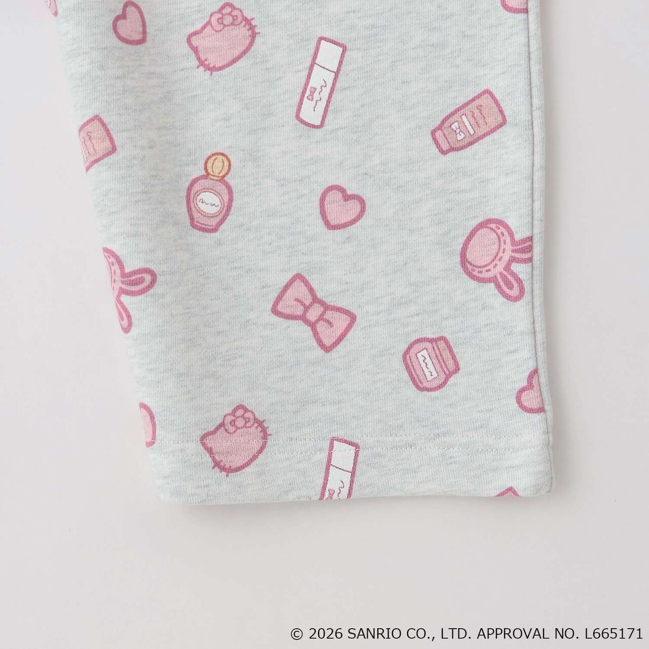 Hello Kitty x Berie-chan Loungewear,Charcoal gray, large image number 9