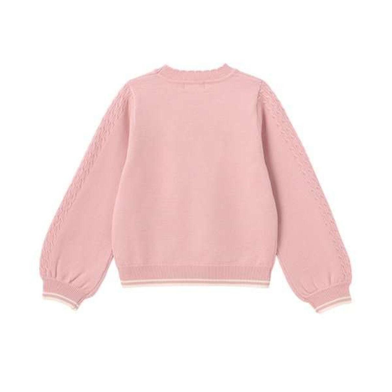 Teddy Bear Knit Pullover,Black, large image number 1