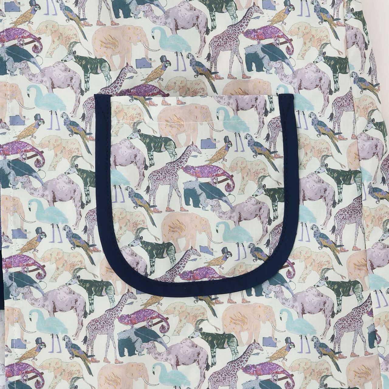 Queue for the Zoo Raincoat,Blue, large image number 4