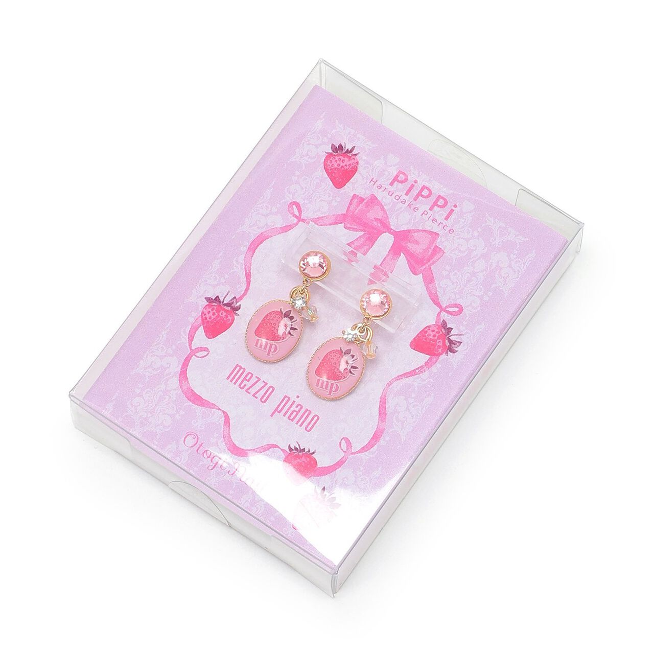 Fairy Tale Nails x PiPPi Stick-On Earrings,Pink, large image number 0
