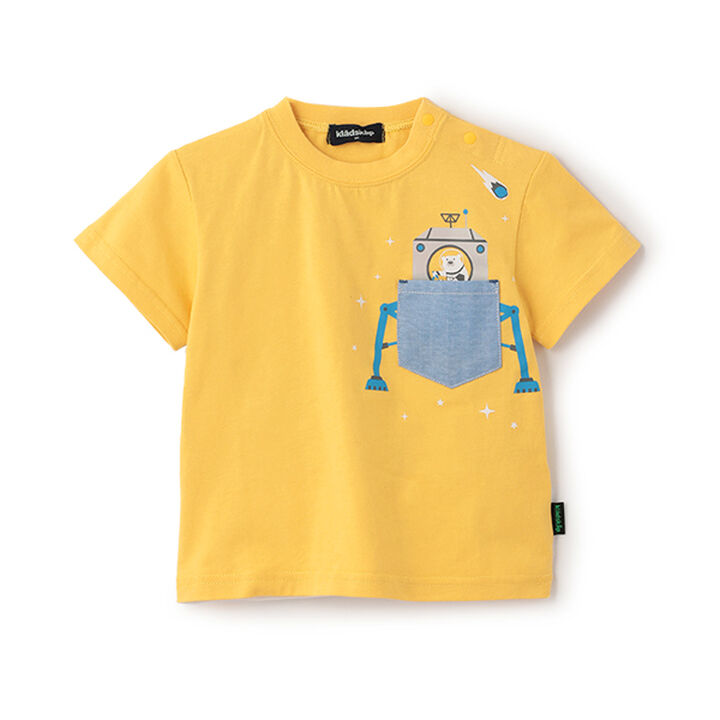 Chest Pocket Short Sleeve T-Shirt [JAXA LABEL],Blue, medium image number 11