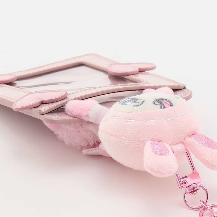 Berrie-chan Sparkling Card Case with Pop-Up Charm,Pink, medium image number 4