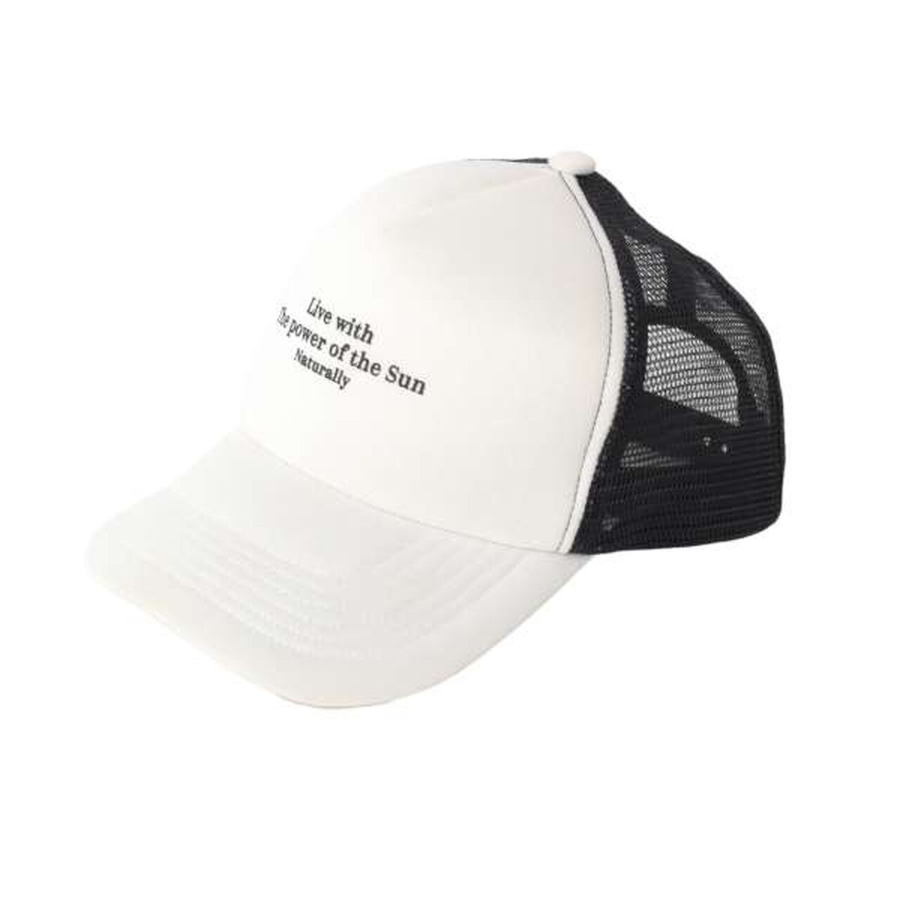 Message Print Mesh Cap,White, large image number 0