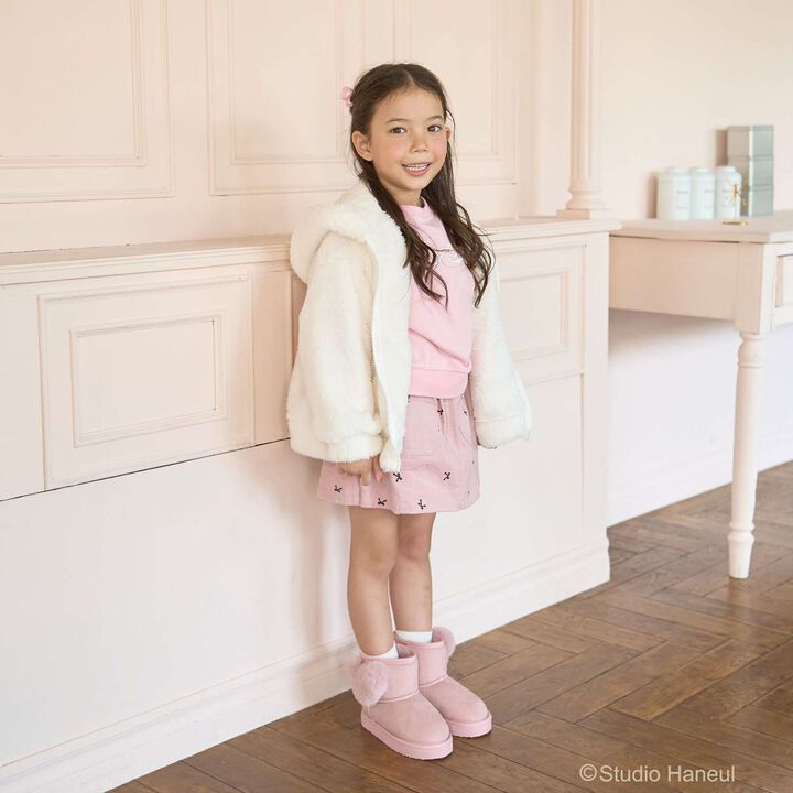 [Studio Hanul] Pam & Tarte Fluffy Zip Parka,Beige, medium image number 11