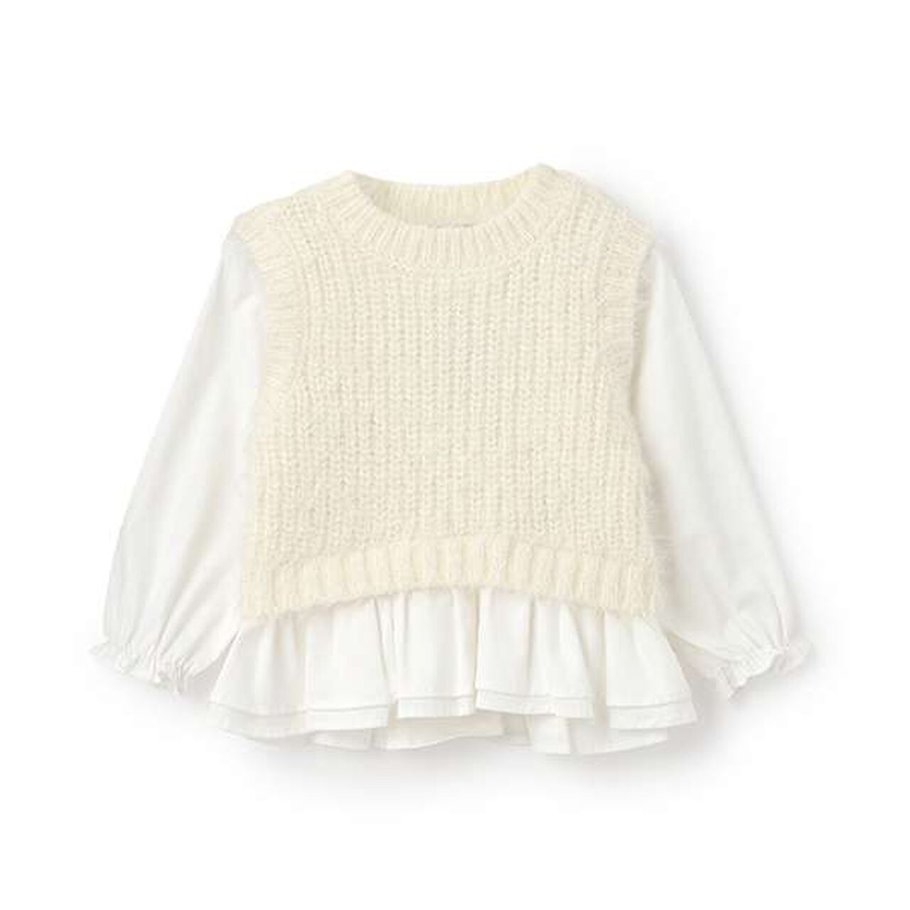 [Link] Shaggy Docking Blouse (Kids),Light pink, large image number 9