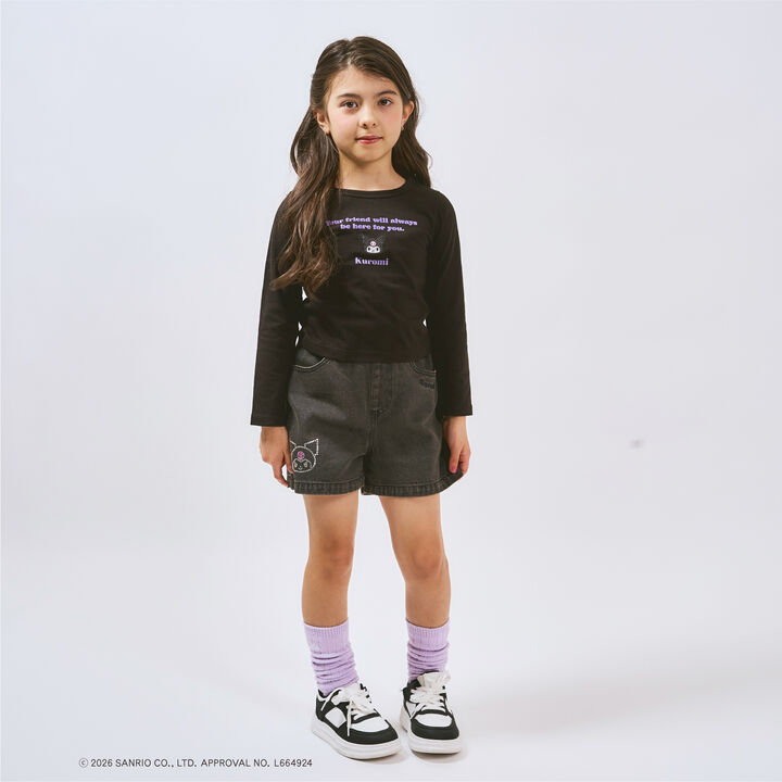 [Sanrio Characters] Ringer Long-Sleeve T-Shirt,Yellow, medium image number 4