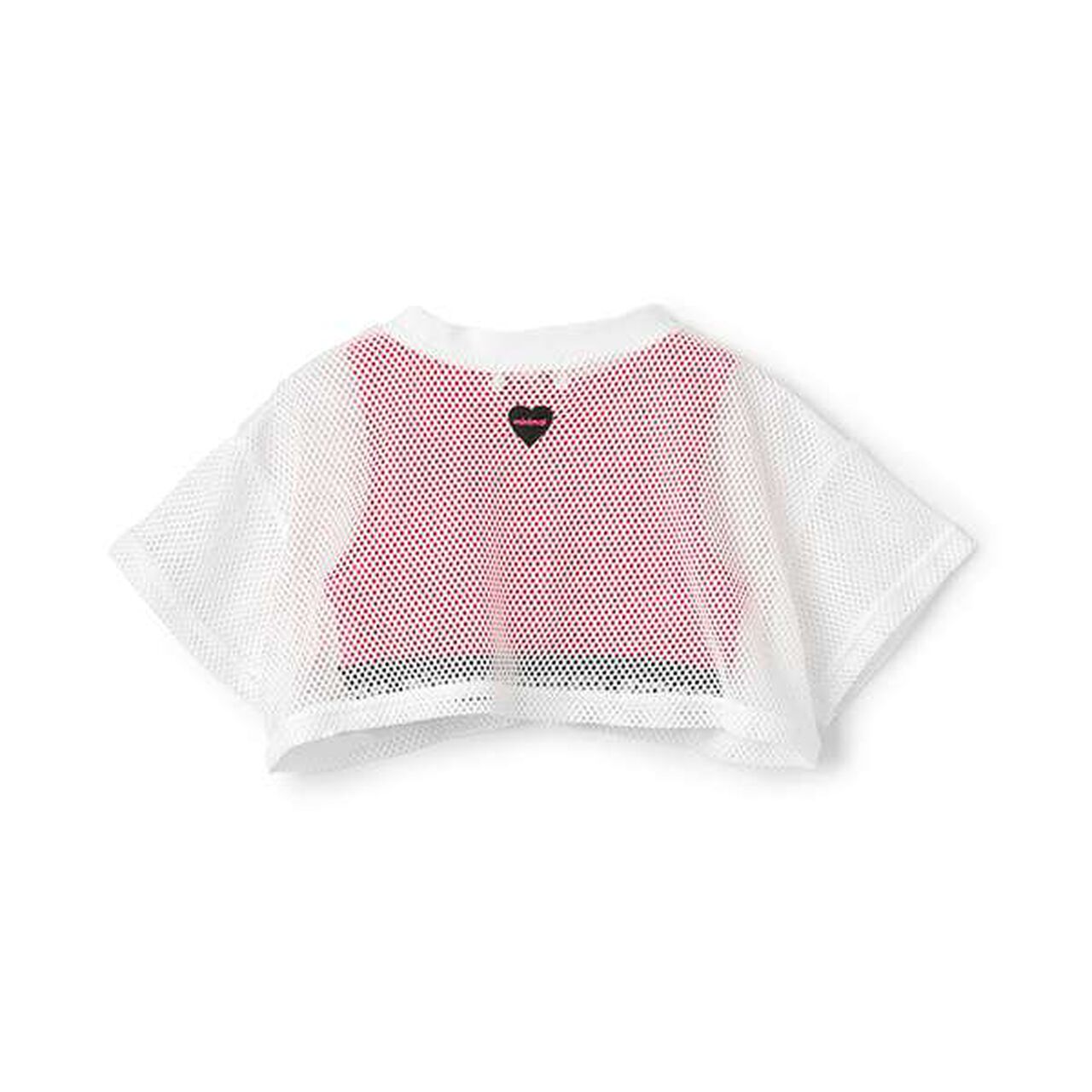 Mesh Short-Length Tank Top Set,Magenta, large image number 1