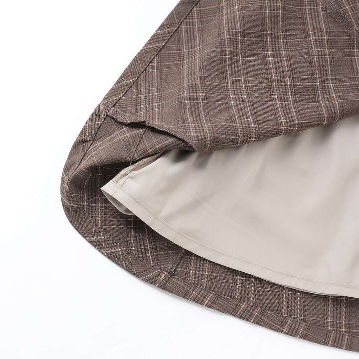 Twin Ribbon Jumper Skirt,Brown, medium image number 7